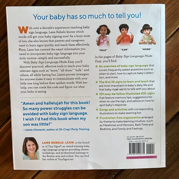 Baby Sign Language Book 101 signs - Picture 3 of 3